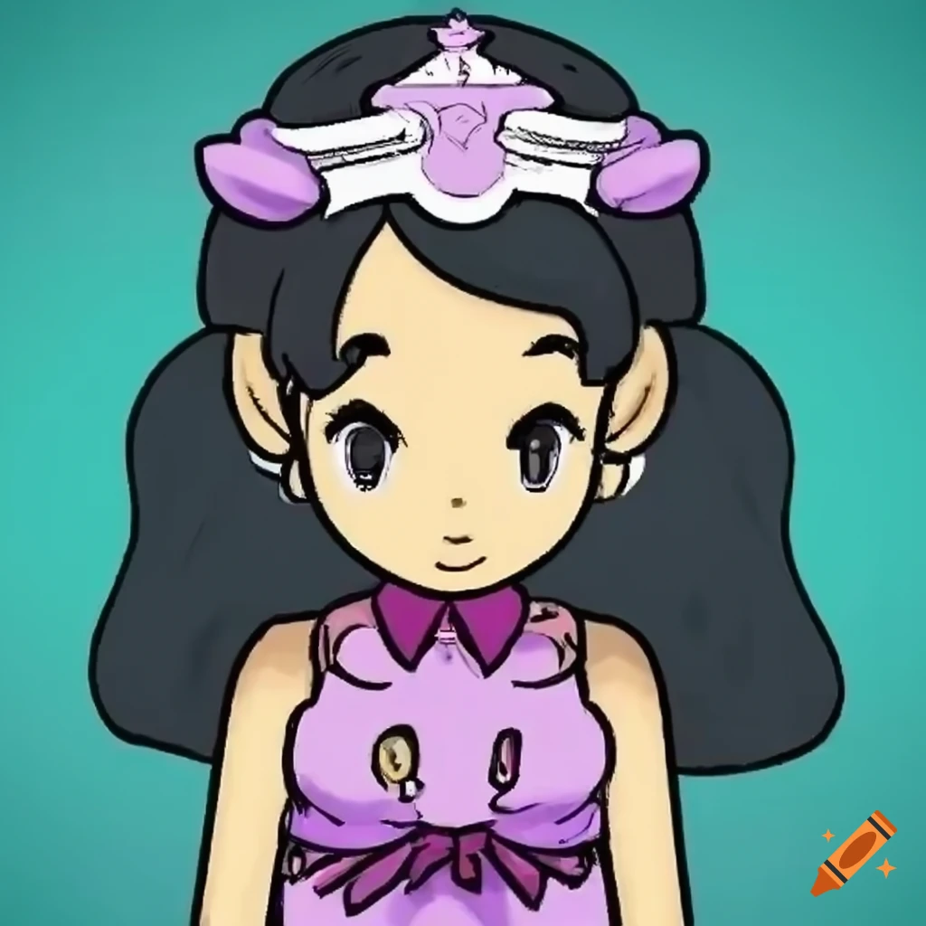 Original female character from Rhythm Heaven as a princess