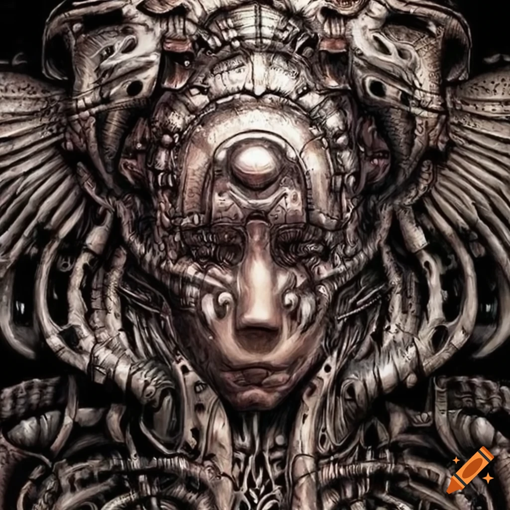 Biomechanical Angel artwork by Giger