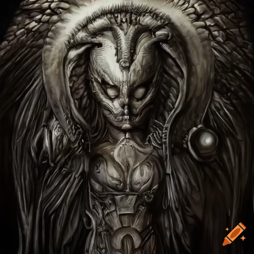 Biomechanical Angel artwork by Giger