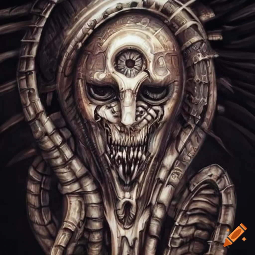 Biomechanical Angel artwork by Giger