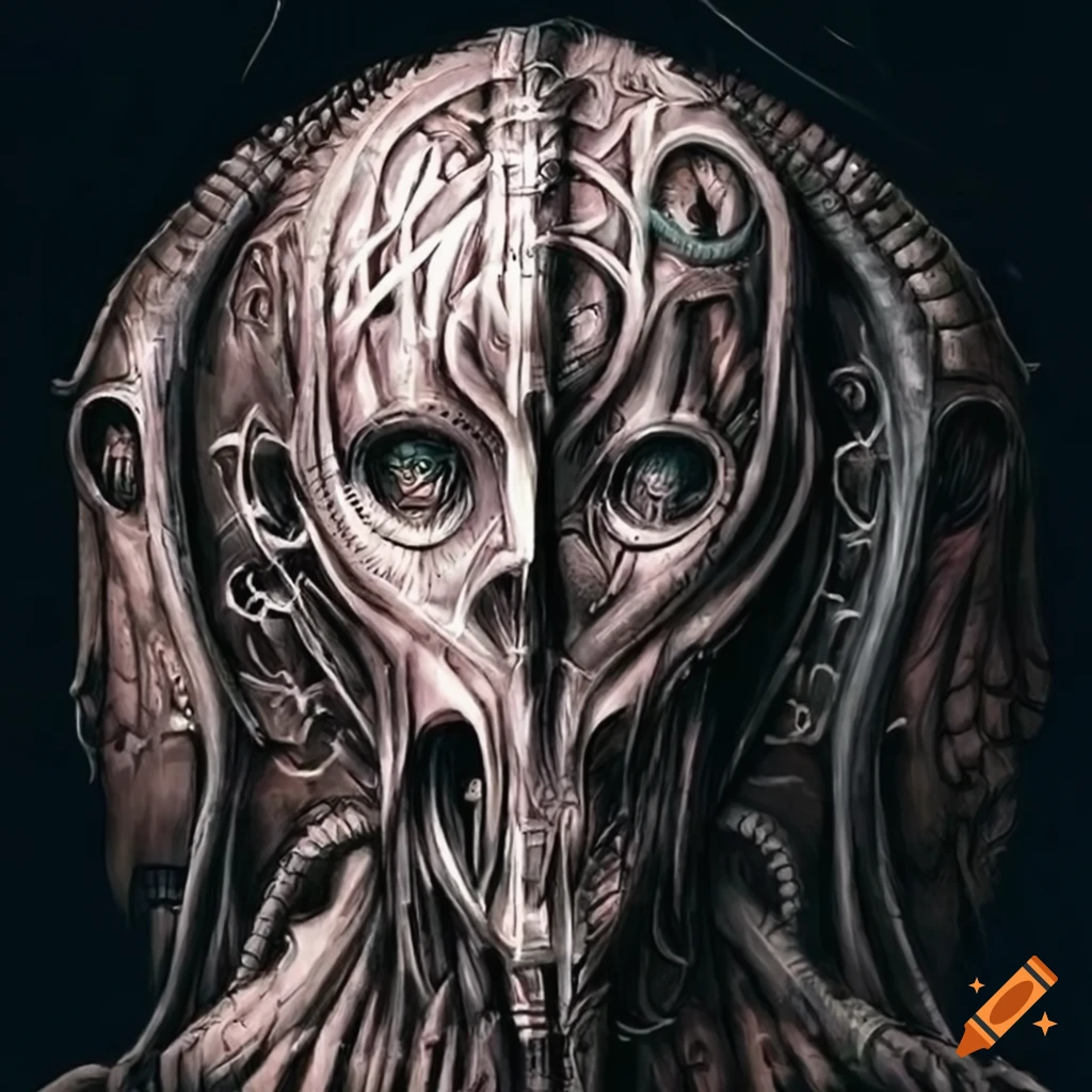 Biomechanical Angel art by Giger