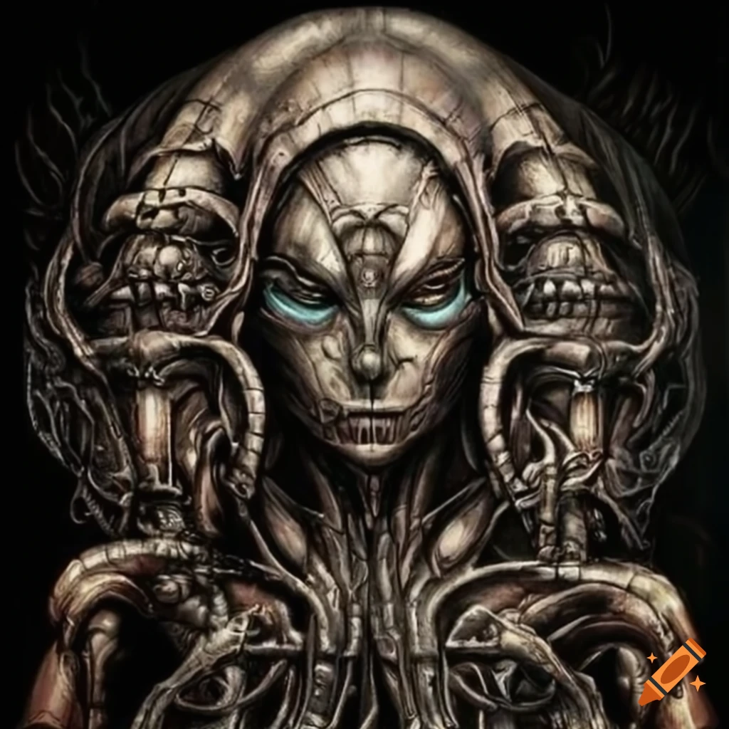 Biomechanical Angel artwork by Giger
