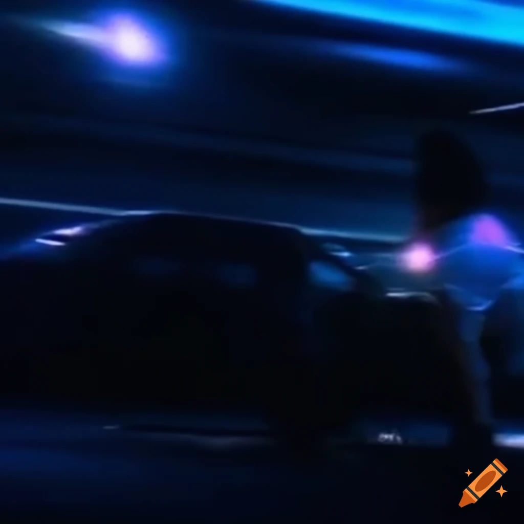 90s VHS footage of a character with a futuristic style inspired by Ghost in the Shell