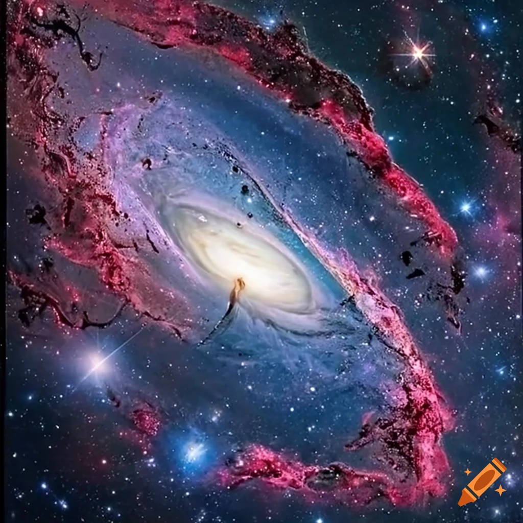 Breathtaking view of galaxies, stars, and nebulae in deep space