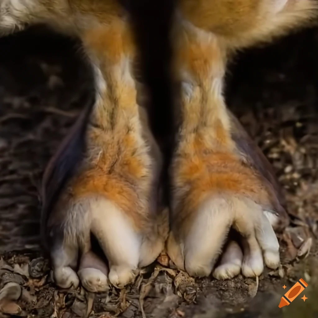 Detailed view of the feet of Nesquik Bunny