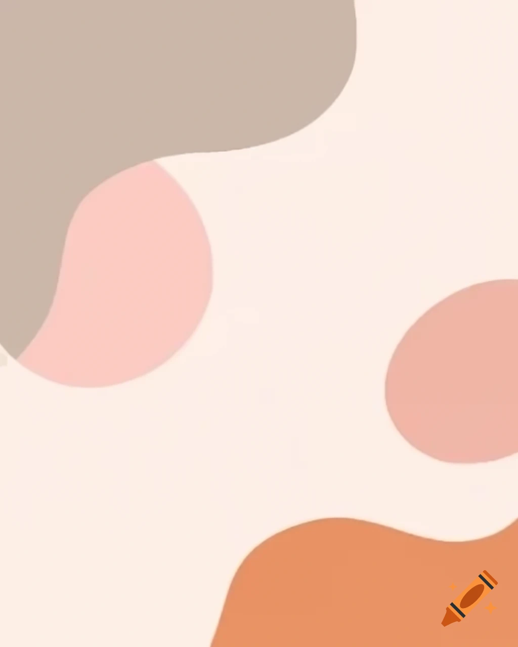Minimalist background with notepad in pastel tones and simple patterns