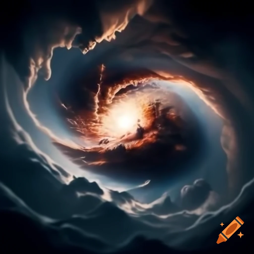 Dramatic scene with Mothership casting eerie glow over combatants