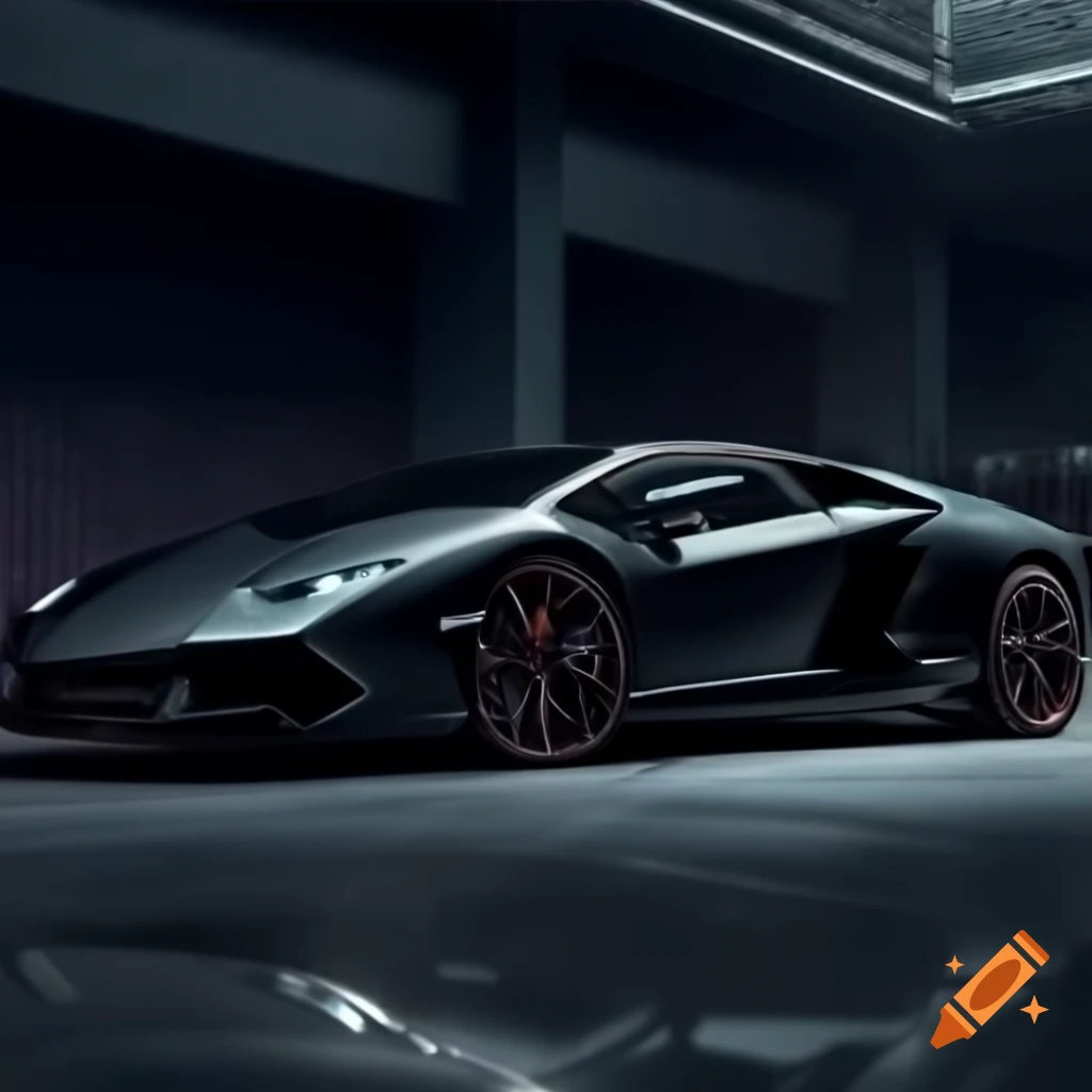 Lamborghini Vulgata sports car in dynamic pose