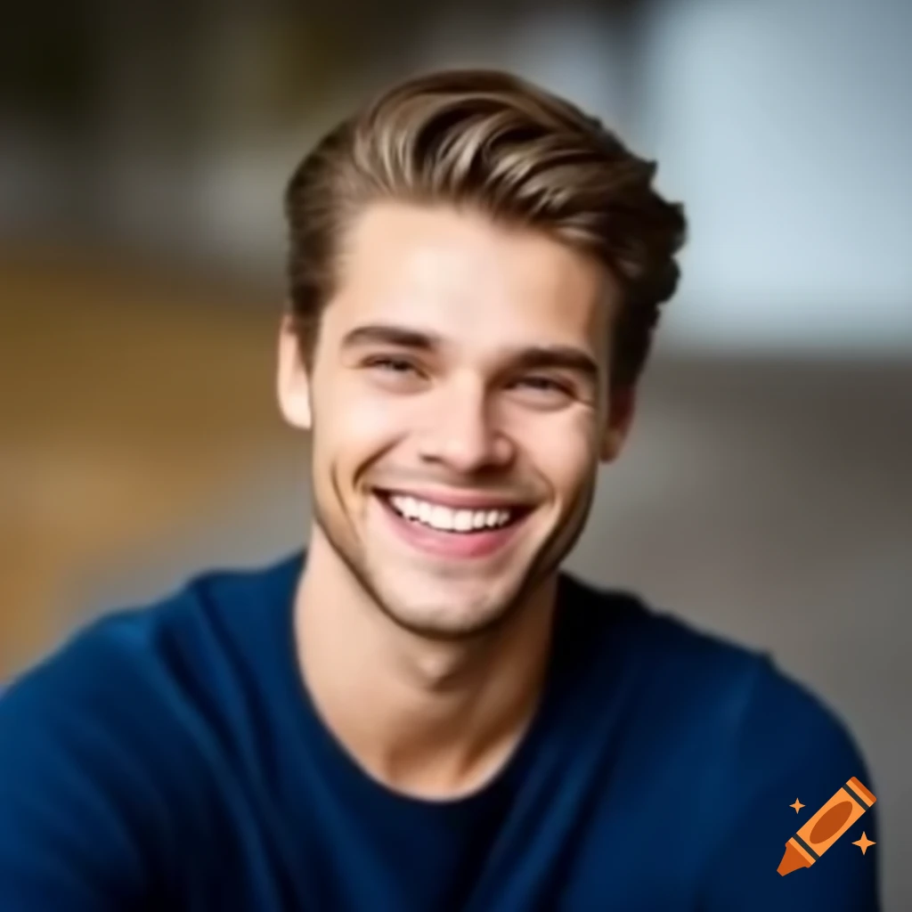 Smiling male from the Netherlands