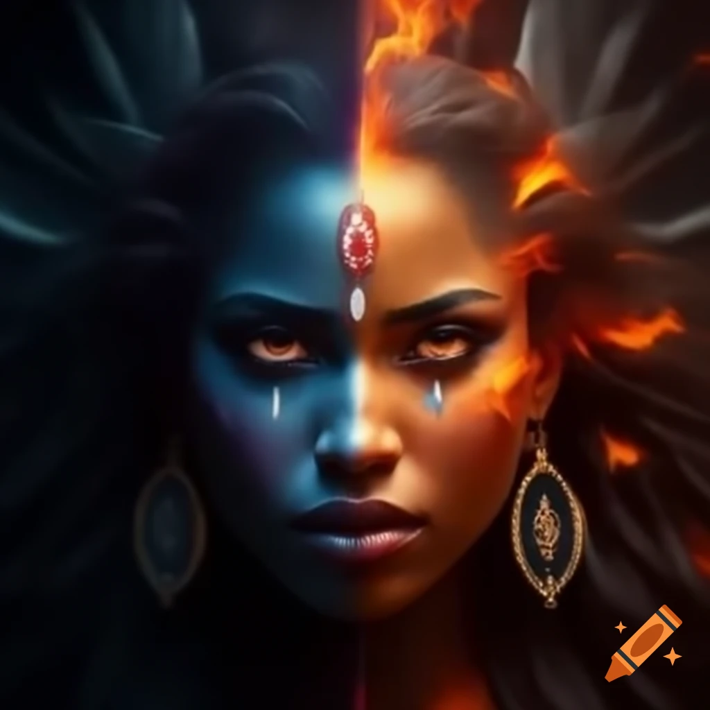 Intense character surrounded by cosmic energy in Dream World