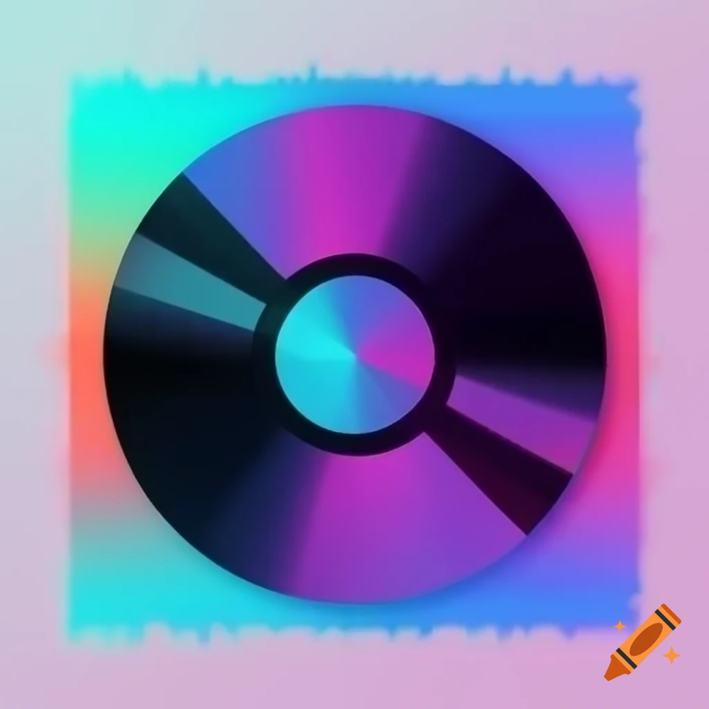 Synthwave album cover with retro-futuristic design elements