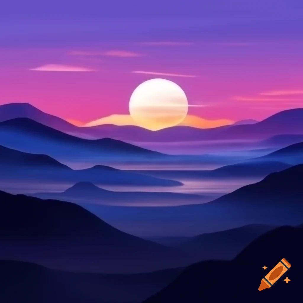 Abstract representation of a land of lucid dreams