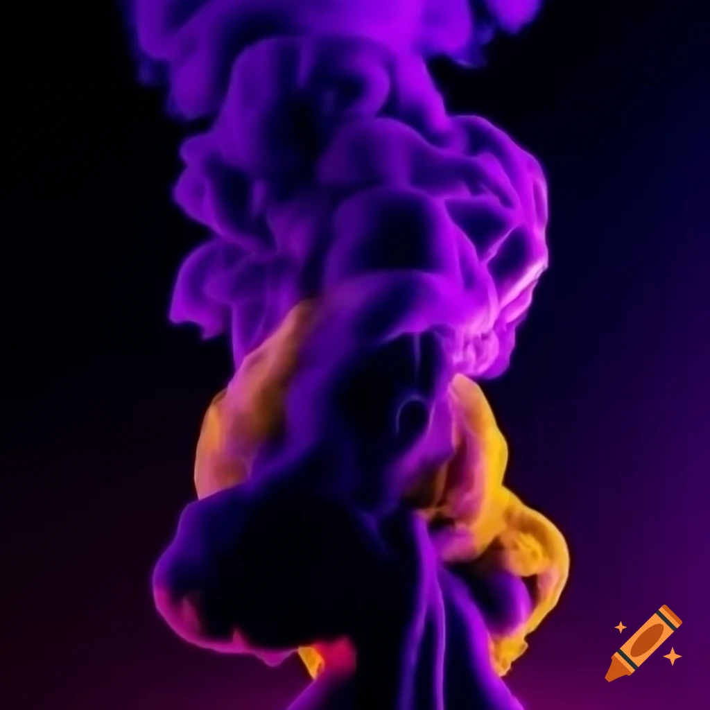 Neon text 'NATIONAL YOUTH CONVENTION 2024' against dark background with purple smoke