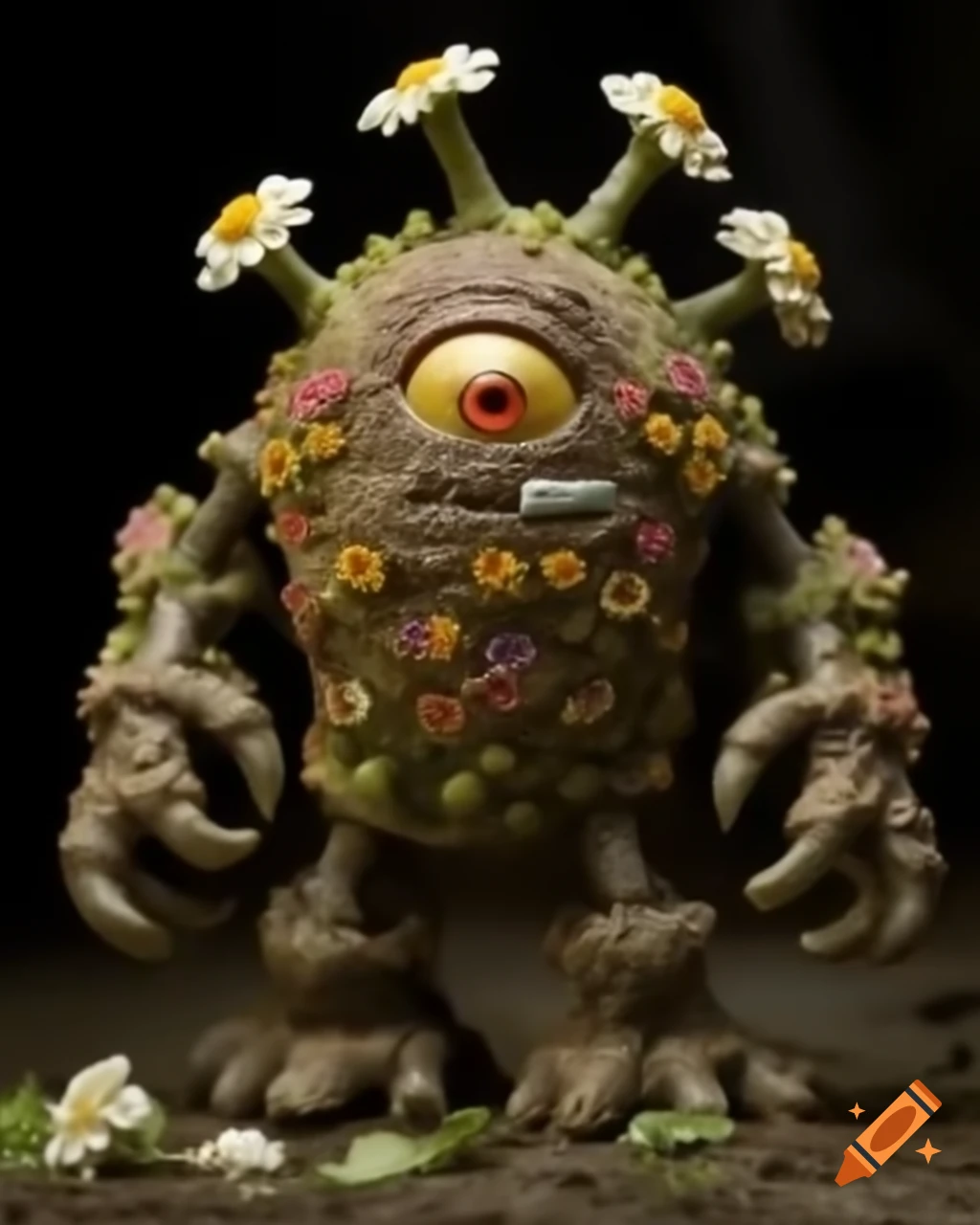 Flowers Golem action figure