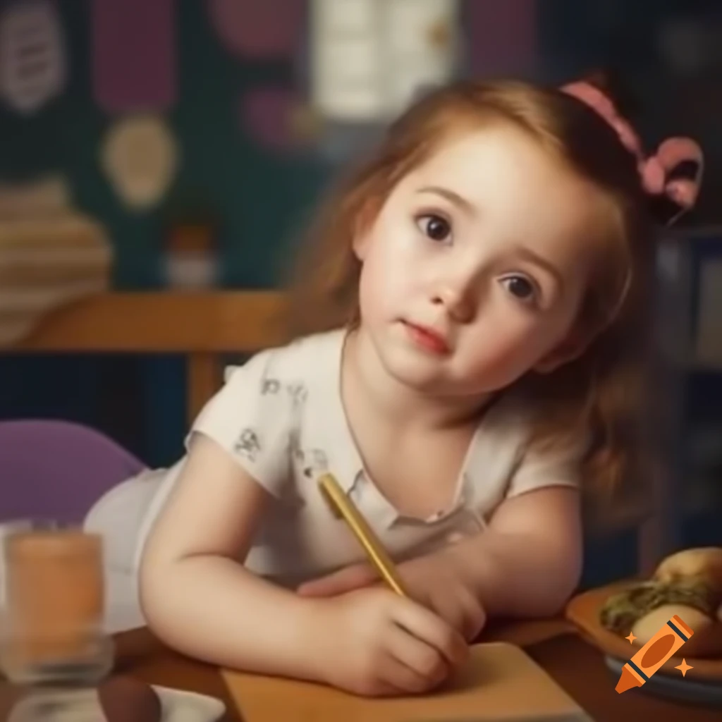 Girl with a diary