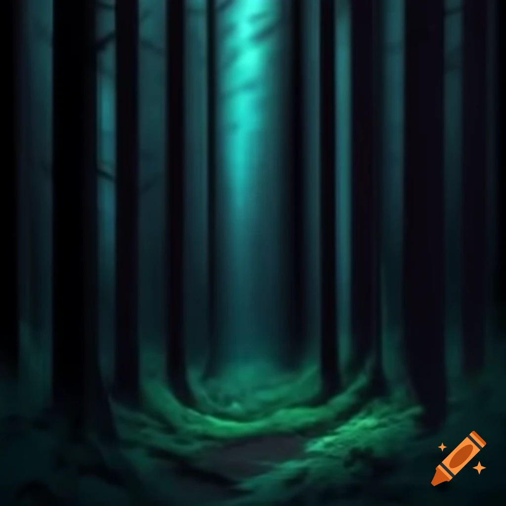 High quality image of a dark forest