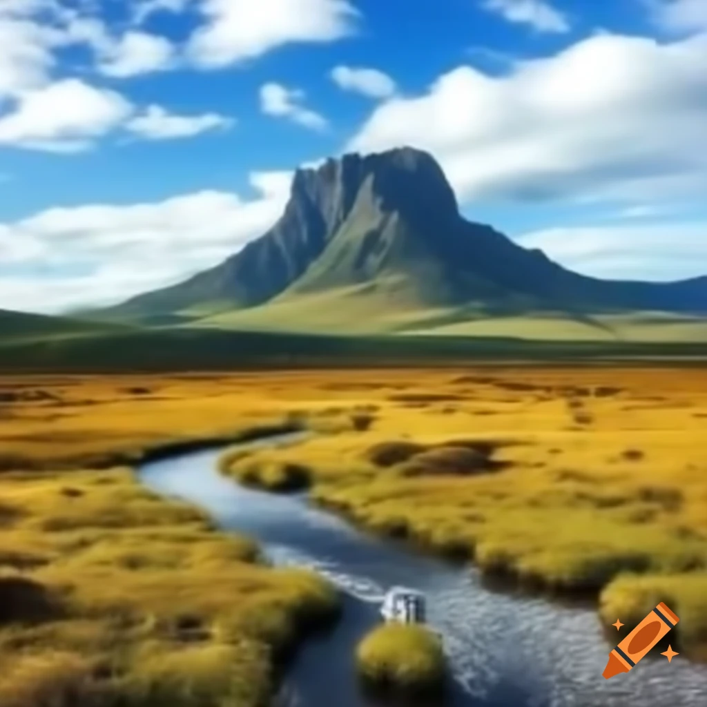 Beautiful view of mountains