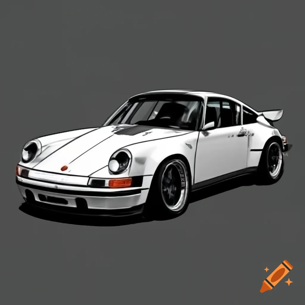 Hyper realistic 1973 Porsche 911 RSR