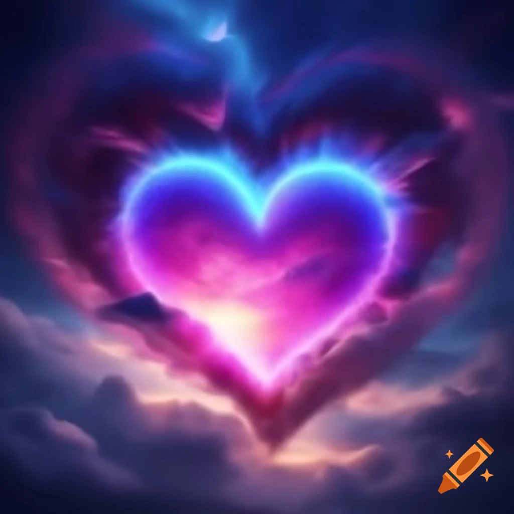 Powerful and girly heart design