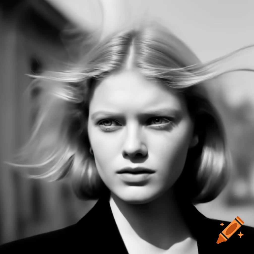 Portrait of a rebellious young woman inspired by Scheherazade and Blade Runner