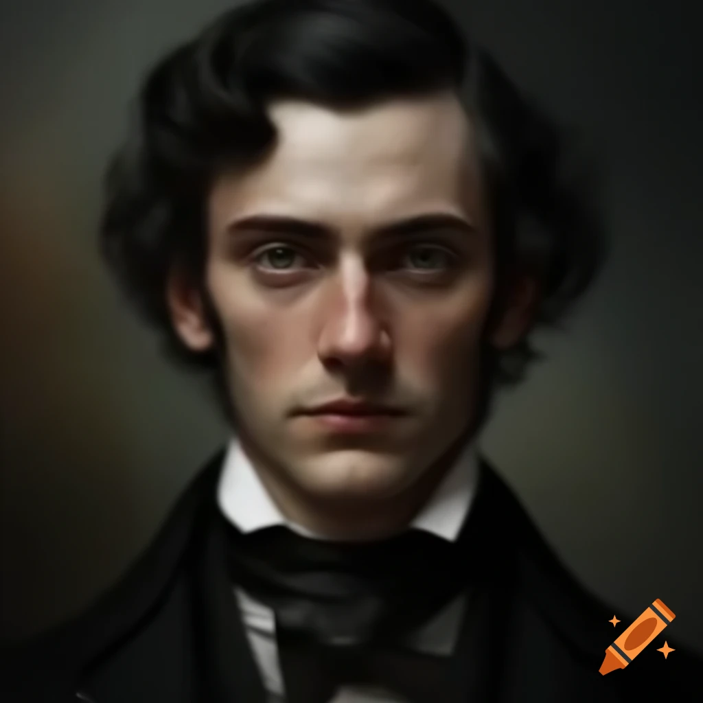 Realistic portrait of Victorian male escaped convict