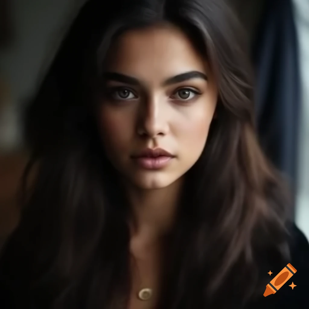 Beautiful woman looking lost in an urban setting