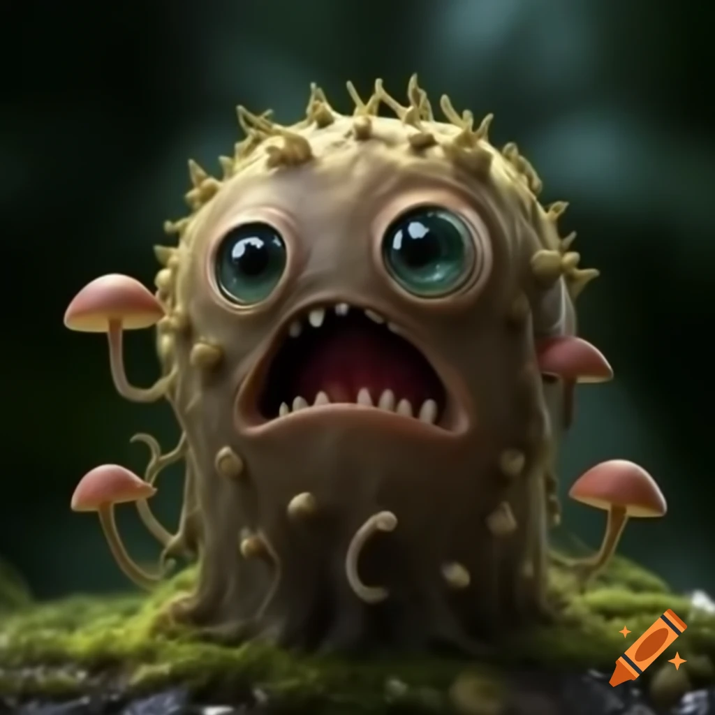 Imaginative portrayal of a fungal monster