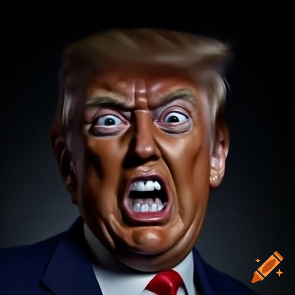 Satirical photorealistic image of frightened person chased by angry dog