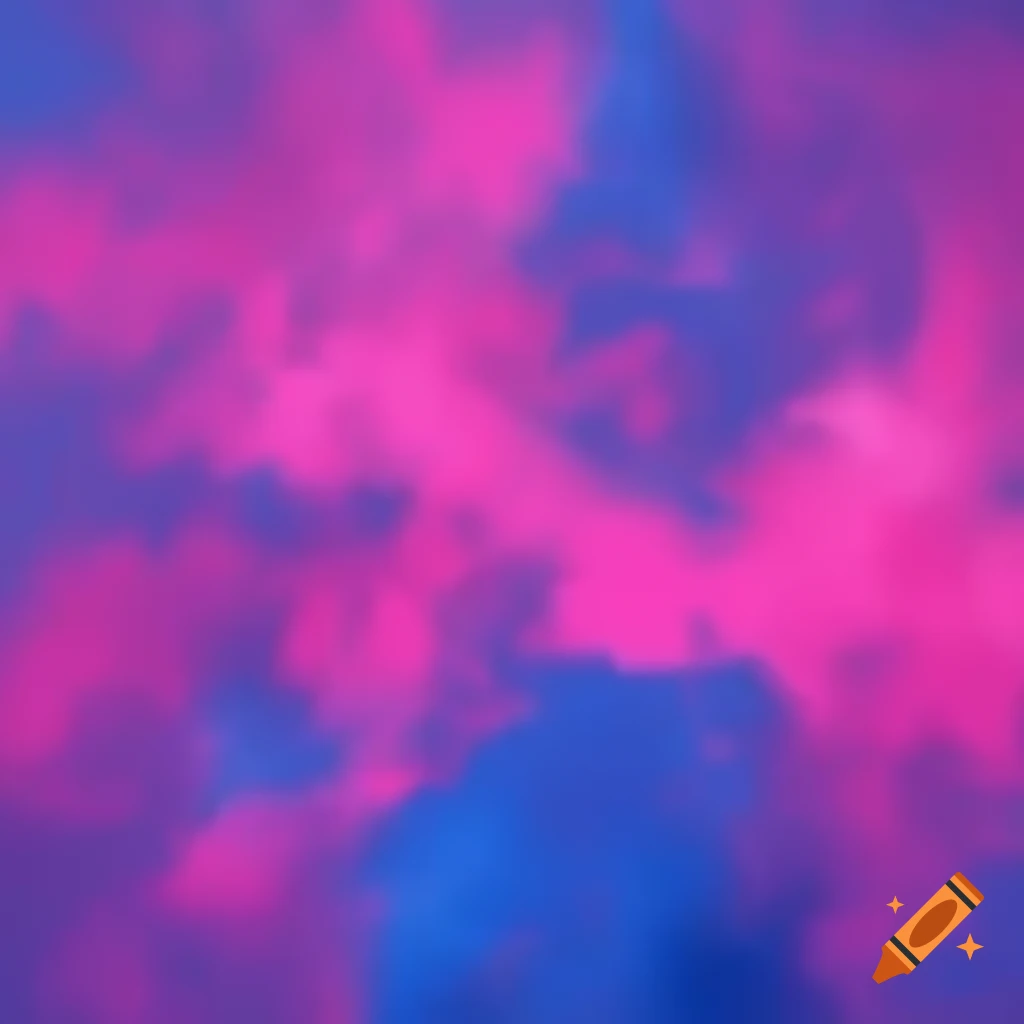 Vibrant pink and blue abstract music album cover art