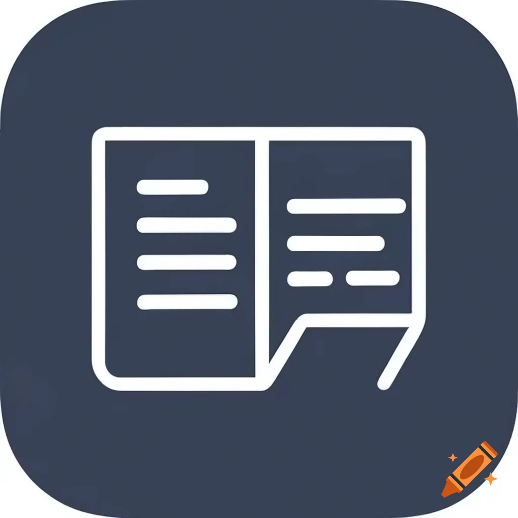 Modern minimalist icon representing document symbolizing Indian culture