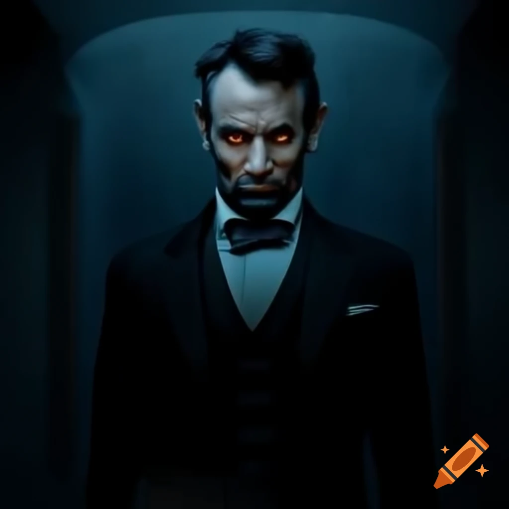 Imagery inspired by Abraham Lincoln: Vampire Hunter movie cover
