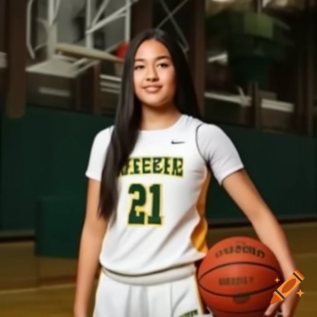 Student athlete participating in basketball and track events