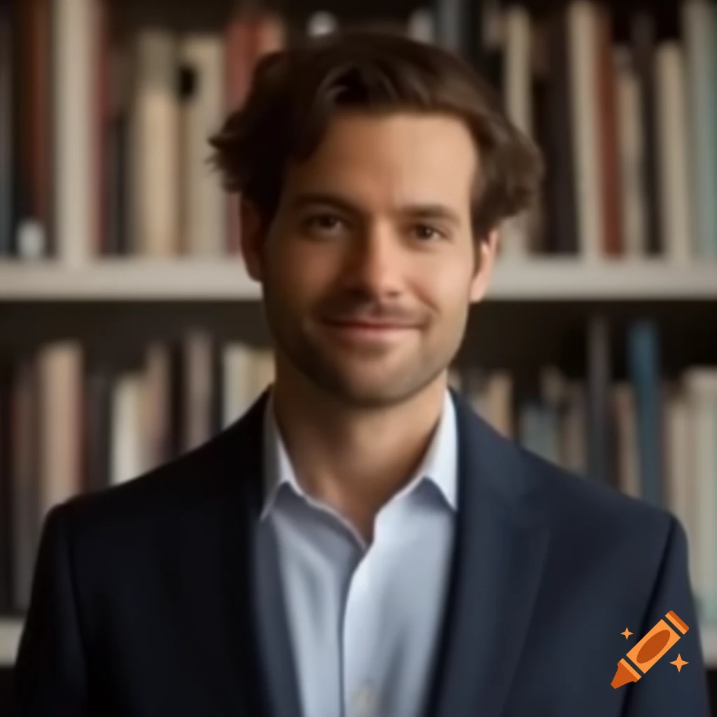 Handsome college professors in a live-action setting