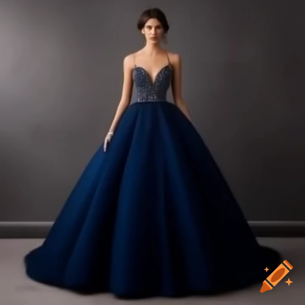 Elegant evening ball gown design