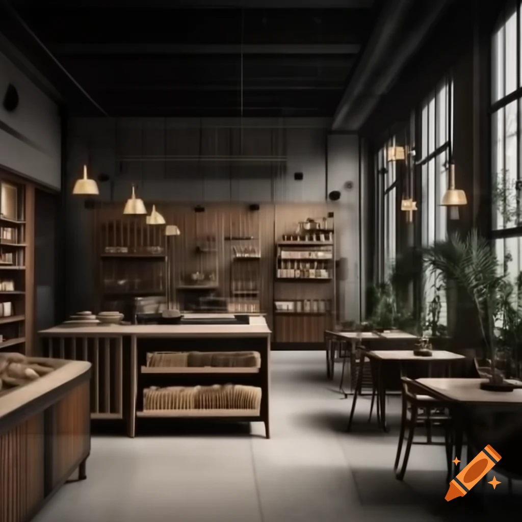 Industrial store design for MUSTO premium Cold Press Mustard Oil, minimal luxury