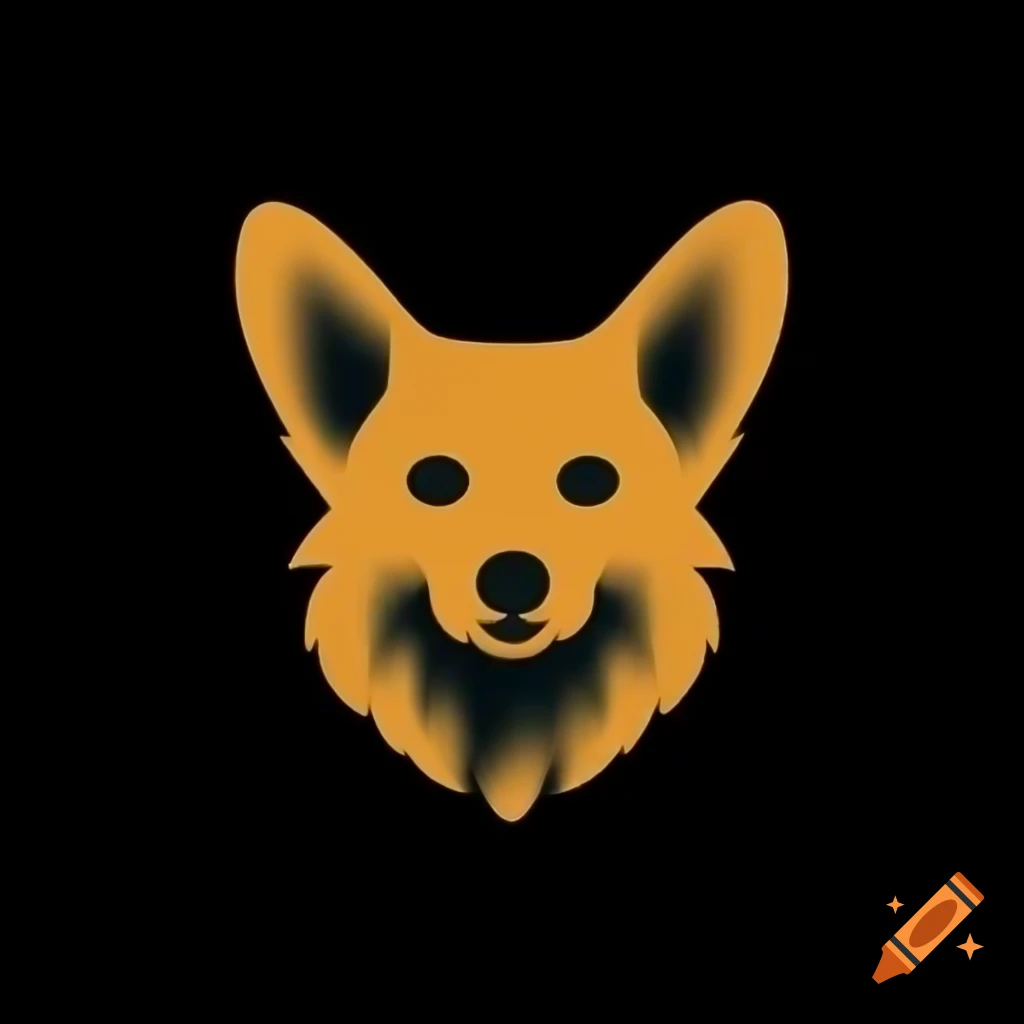 Two-dimensional Game of Thrones style corgi house sigil banner
