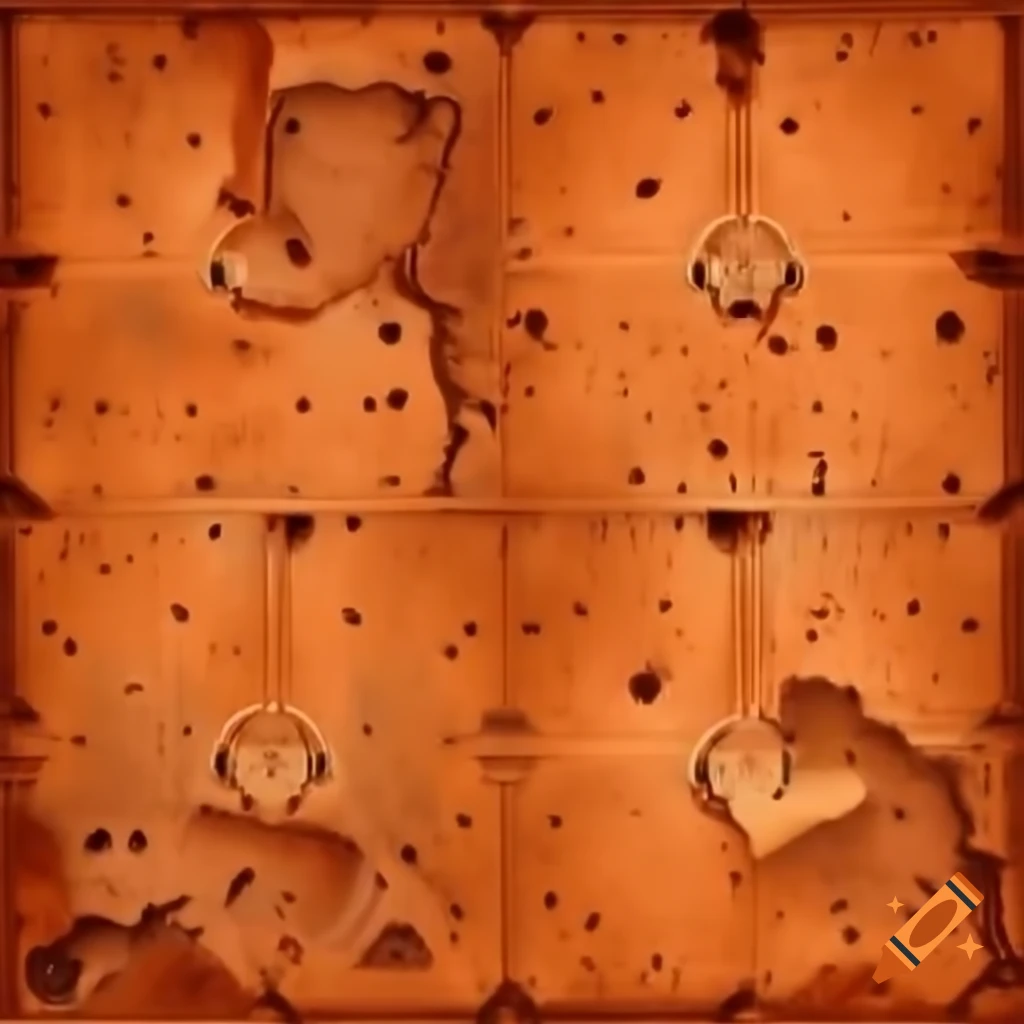 High-resolution rusty wall texture with intricate details