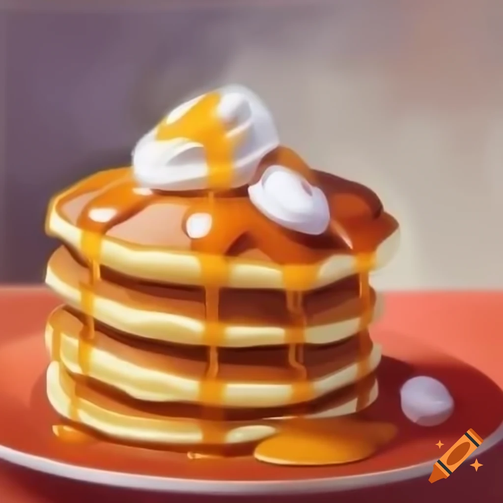 Stack of delicious pancakes
