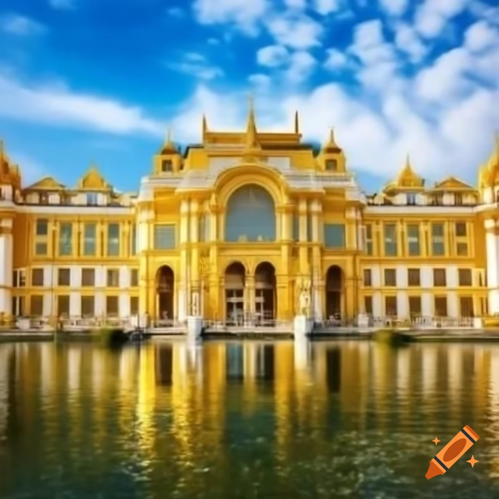 Golden palace architecture