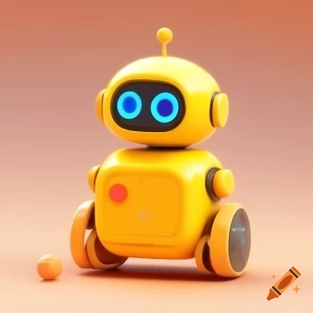 Small yellow robot