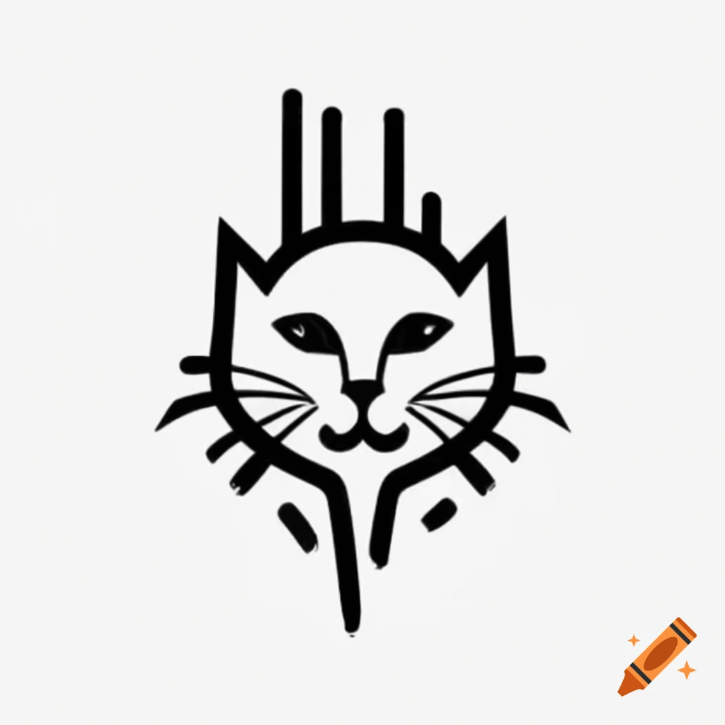Jedi cat logo design