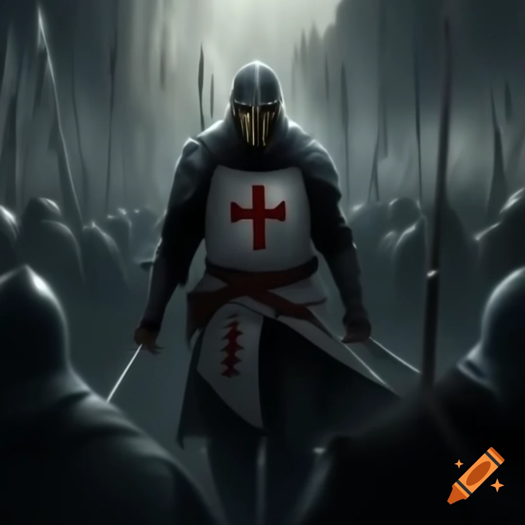 Templar engaging in battle