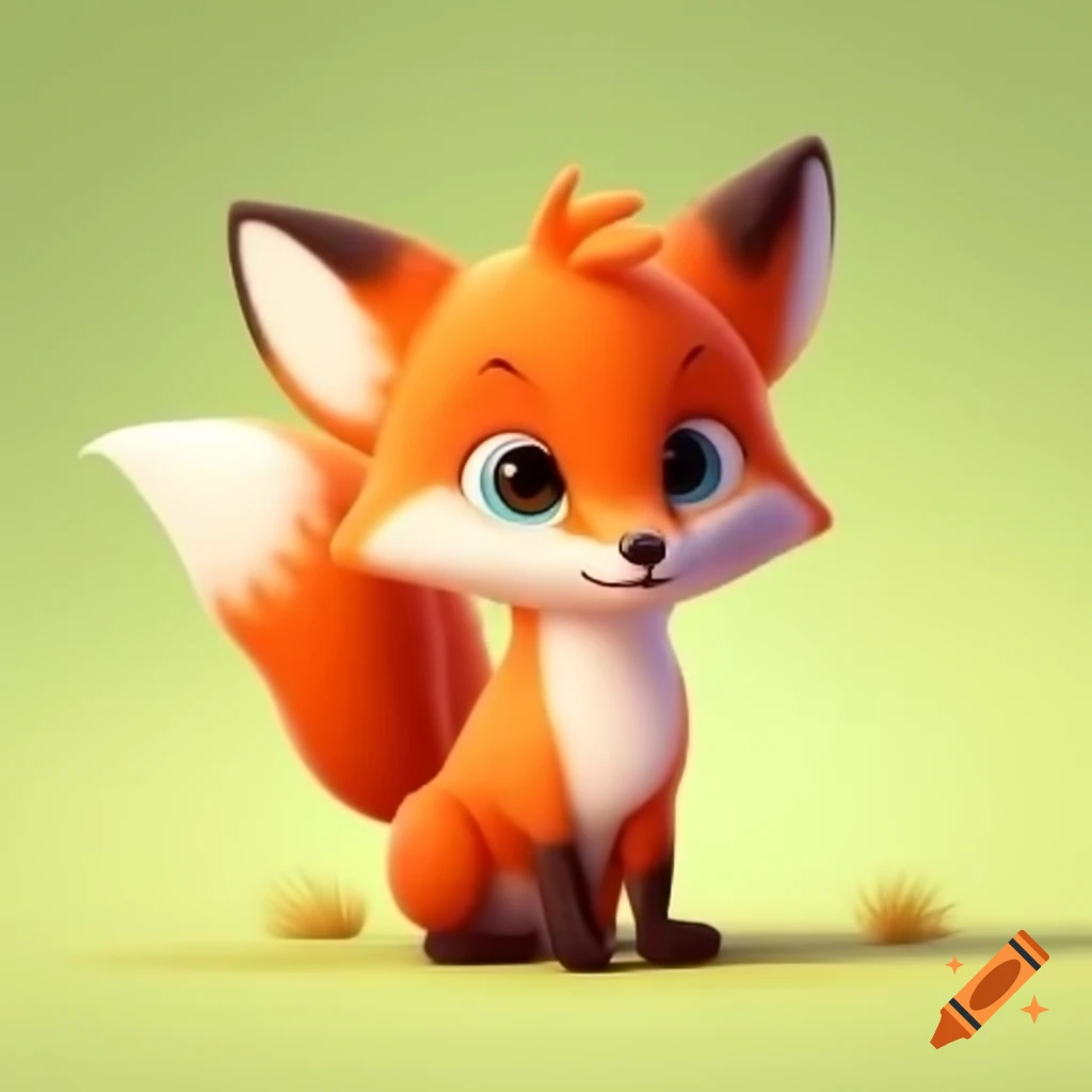 Cartoon of a ginger fox child