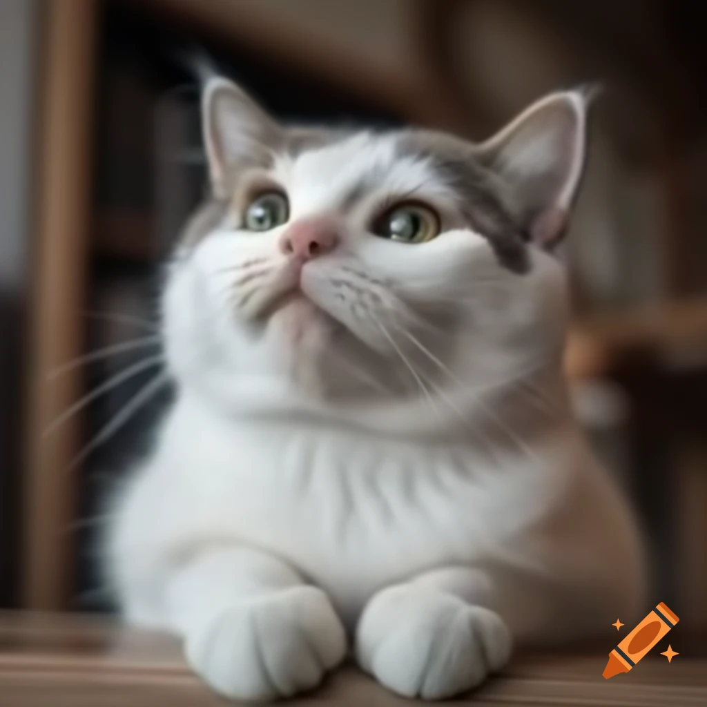 Adorable cat looking cute
