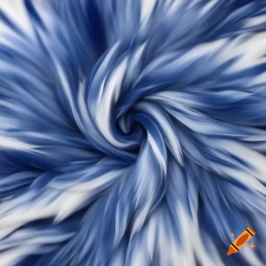 Indigo blue and white sand, abstract design