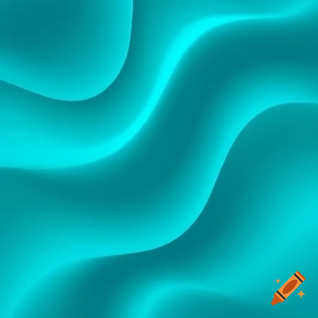 Abstract turquoise wavy background