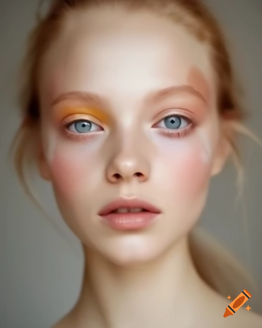 Portrait of a graceful blonde woman