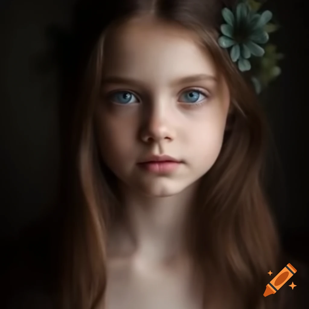 Portrait of a beautiful young woman