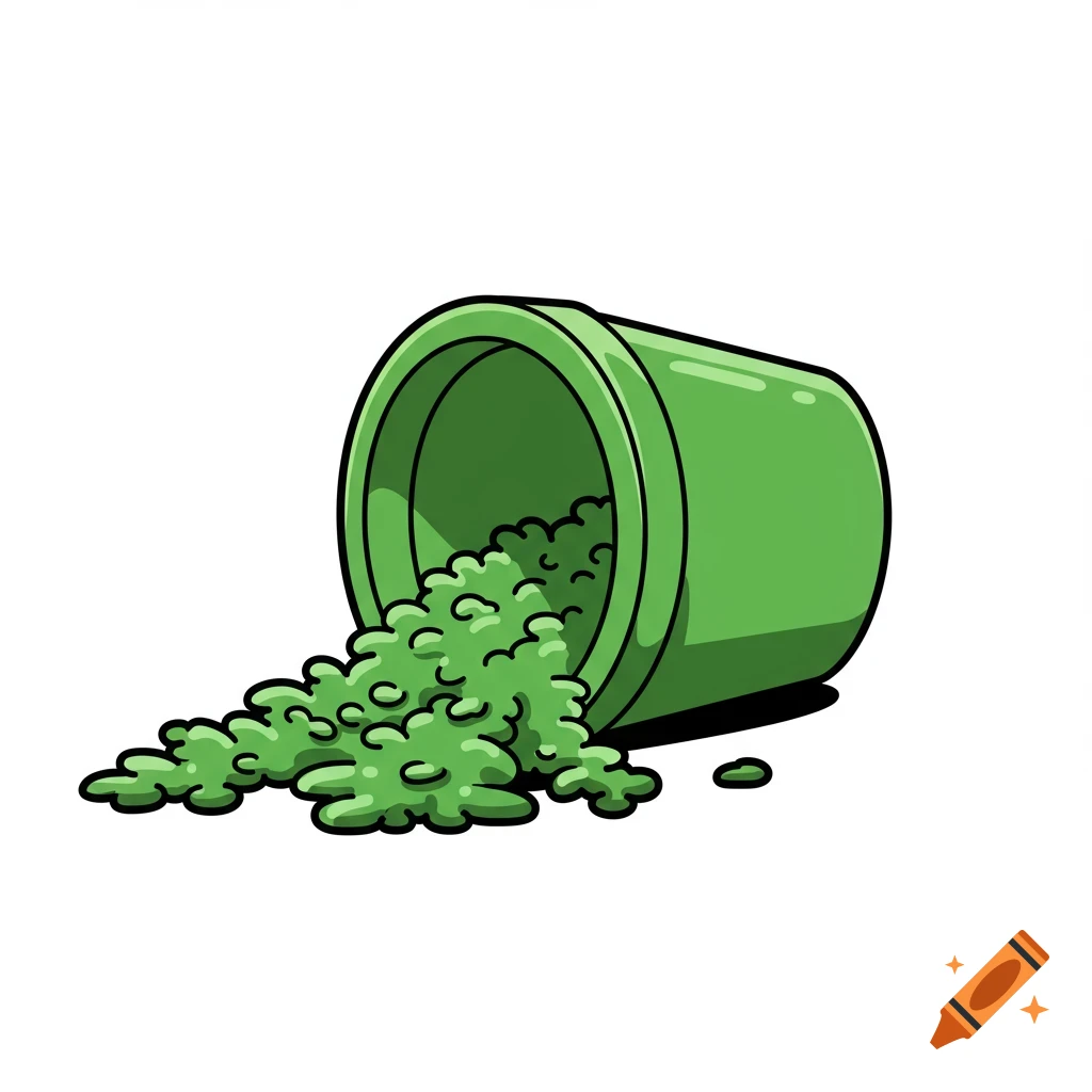 Fallen plant pot