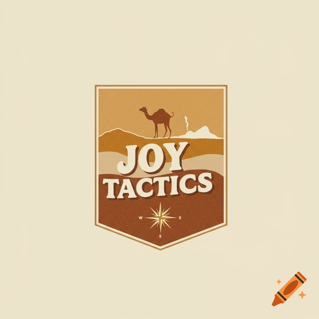 Joy Tactics logo in a 90s cigarette ad style